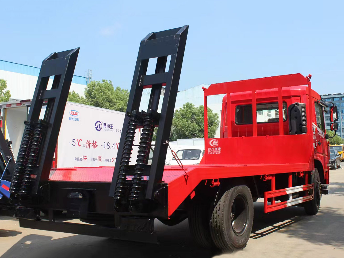 国六东风畅行D3单桥平板运输车